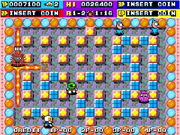 Bomberman (Japan) screen shot game playing